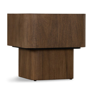Blanco End Table - Warm Umber Burl