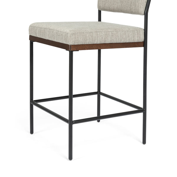 Benton Stool In Savile Flannel In Counter