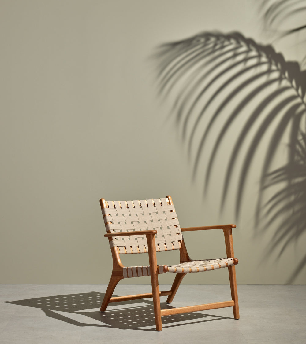 Jevon Outdoor Chair In Auburn Eucalyptus