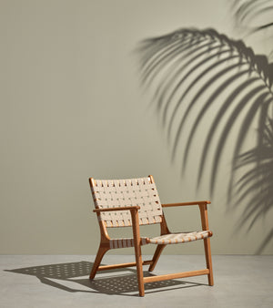Jevon Outdoor Chair In Auburn Eucalyptus