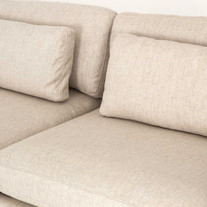 Bloor 4 Pc Raf Sectional with Ottoman in Essence