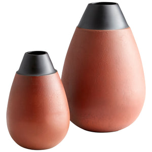 Small Regent Vase in Flamed Copper