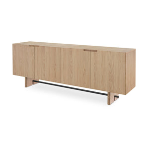 Madison Sideboard Natural with Carved Handle
