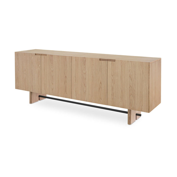 Madison Sideboard Natural with Carved Handle