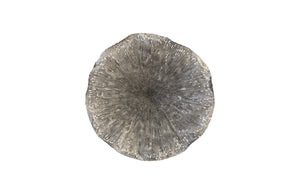 Lotus Wall Art, Silver/Black, Large