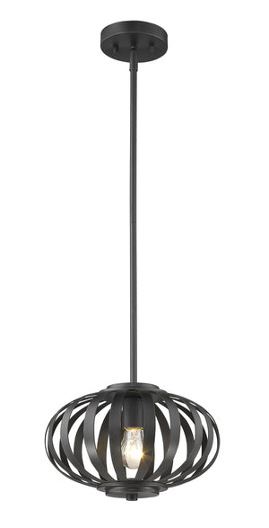 Moundou 1 Light Mini Pendant in Bronze Finish