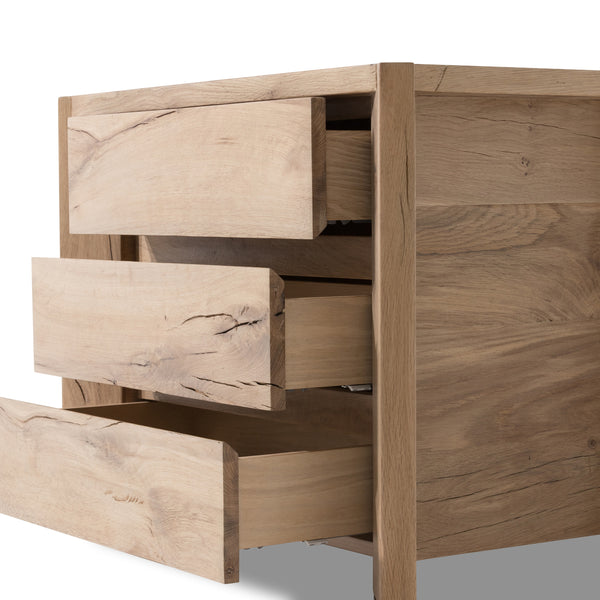 Cassio Nightstand in Natural Reclaimed French