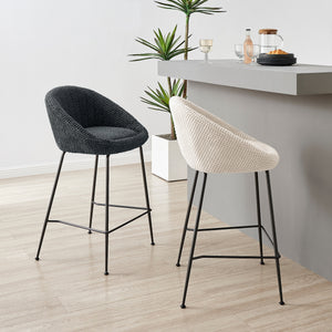 Watson KD Fabric Counter Stool, Georgia Cream