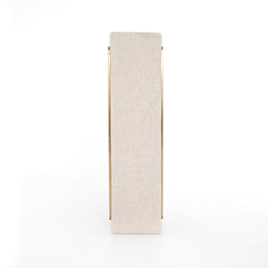 Sled Bench in Thames Cream