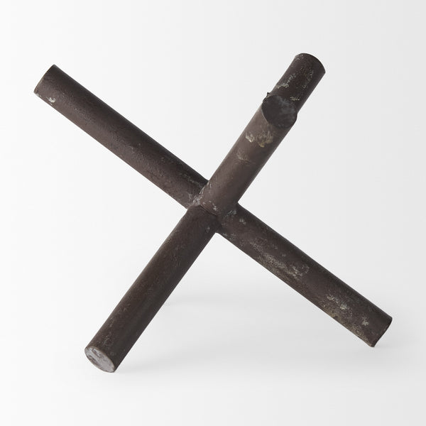 Astericks I (Large) 10L x 10W Brown Metal Decor Object