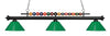 Shark 3 Light Billiard Light in Matte Black Finish