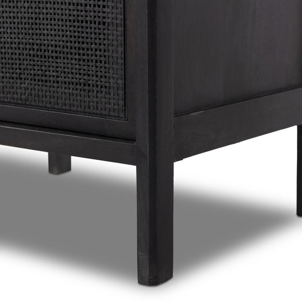 Sydney Nightstand - Black Wash