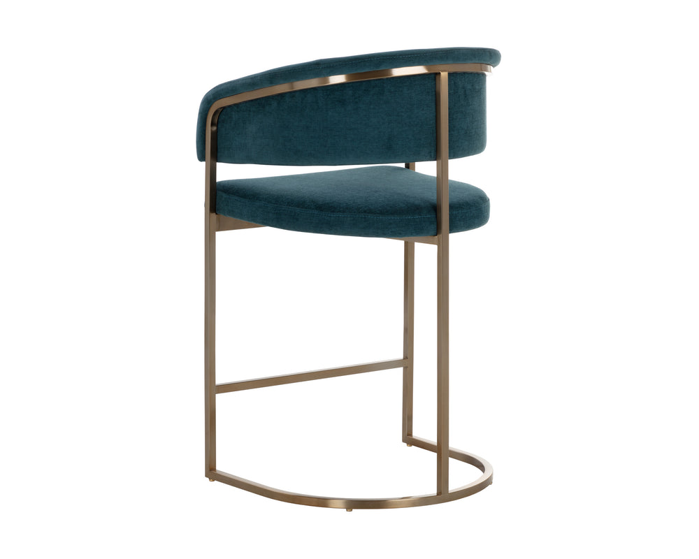 MARRIS COUNTER STOOL - GOLD - DANNY TEAL