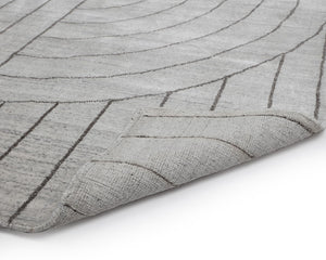 FEZ HAND-LOOMED RUG - IVORY / GREY - 8' X 10'