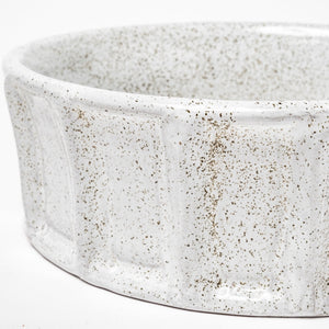 Silone (Small) 9L x 9W White Ceramic Bowl