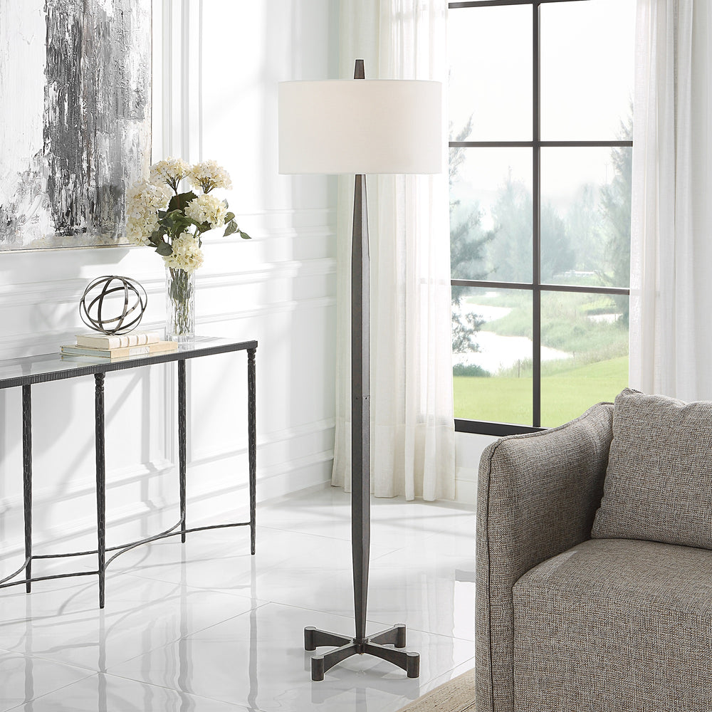 Counteract Rust Metal Floor Lamp