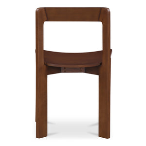 Moe's Daifuku Dining Chair Set of 2 in Brown