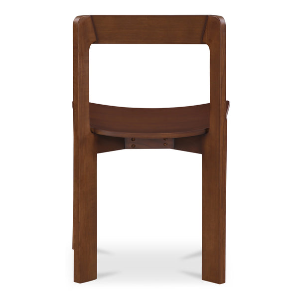 Moe's Daifuku Dining Chair Set of 2 in Brown