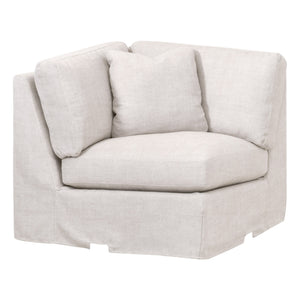 Lena Modular Slipcover Corner Chair
