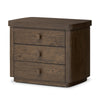 Valen Nightstand - Rustic Brown Oak Veneer