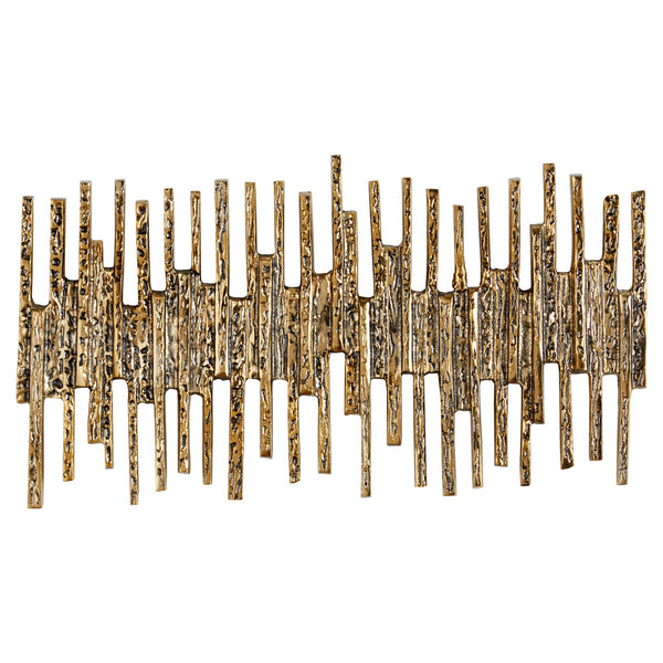 Ledger Wall Decor | Antique Brass - Small