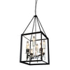 Vineyard AC10068BC Chandelier in Black & Chrome
