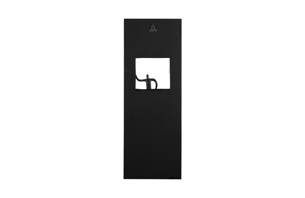 Atlas Wall Decor, Rectangle, Black