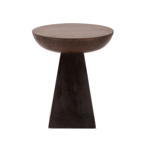Jaipur 18" Two-Toned Round Accent Table