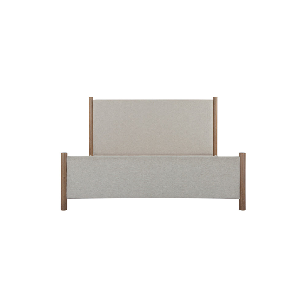 Moe's Warren King Bed with Upholstered Headboard