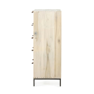 Trey 5 Drawer Dresser In Dove Poplar