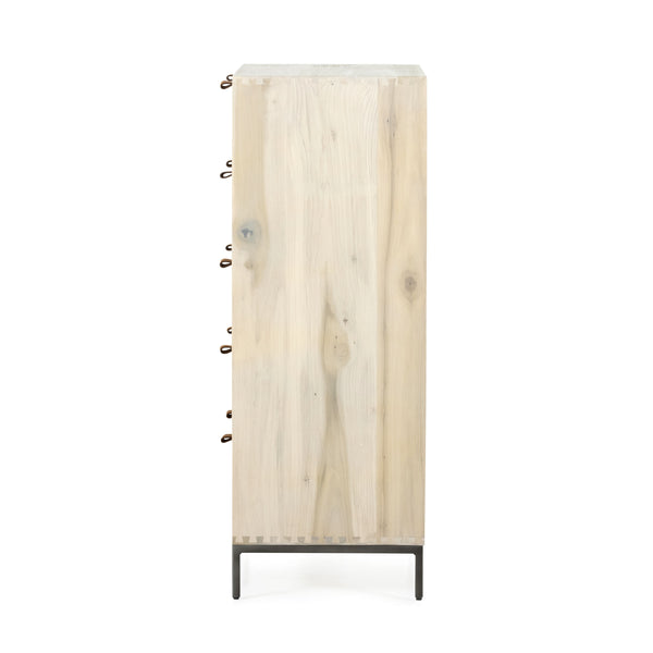 Trey 5 Drawer Dresser In Dove Poplar