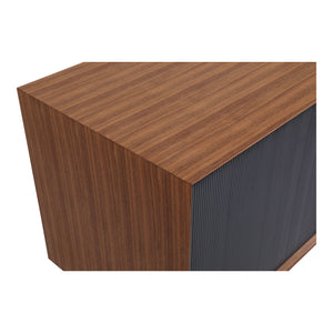 Moe's Araya Sideboard Brown with Black Detailing