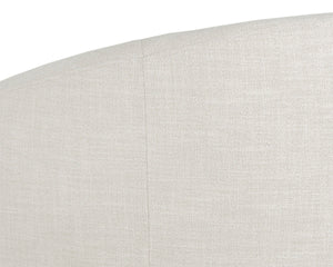 WALSH SWIVEL LOUNGE CHAIR - EFFIE LINEN