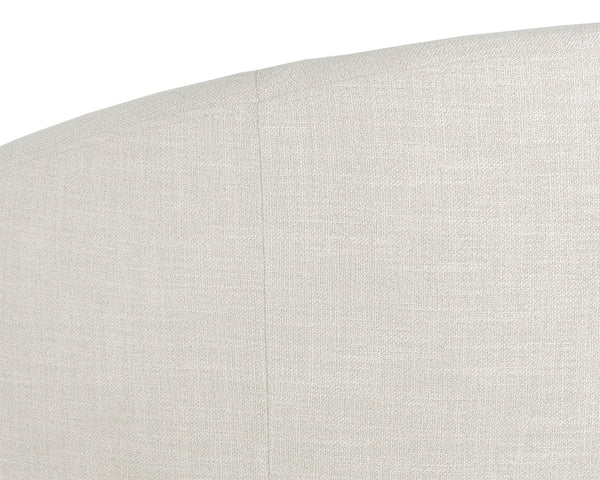 WALSH SWIVEL LOUNGE CHAIR - EFFIE LINEN