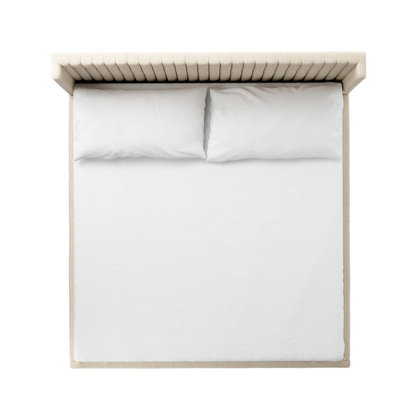 Montgomery King Bed - Thames Cream