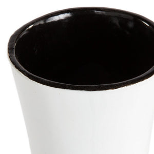 Cardboard Sculpture Vases, Black & White