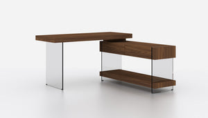 Tayla Desk White High Gloss