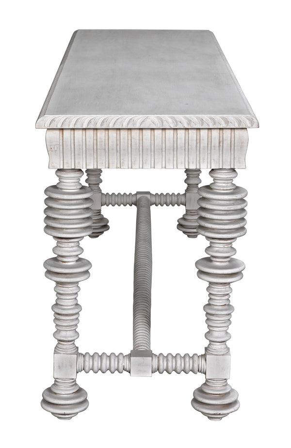 Portuguese Console, White Wash