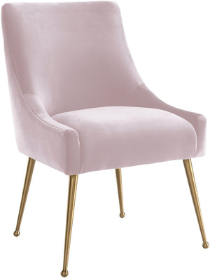 Beatrix Blush Velvet Side Chair