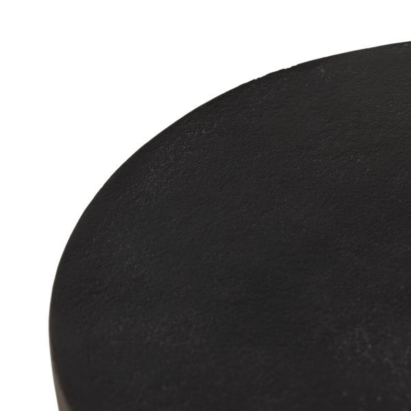 Javi Outdoor End Table In Aged Grey