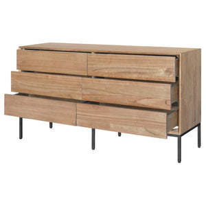 Hathaway Dresser 6 Drawers In Newton Brown