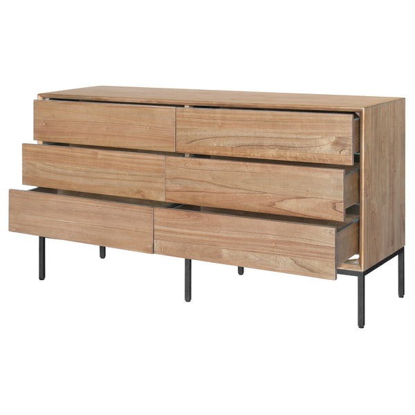 Hathaway Dresser 6 Drawers In Newton Brown