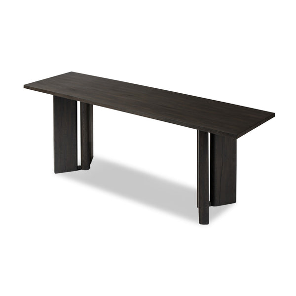Huxley Console Table In Smoked Black Veneer