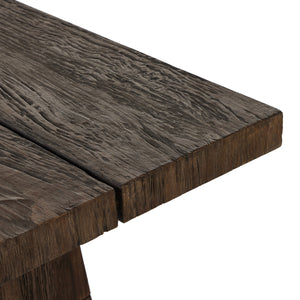 Atlas Console Table in Smoked Alder'