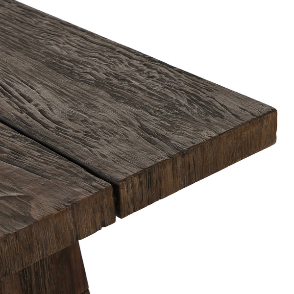 Atlas Console Table in Smoked Alder'