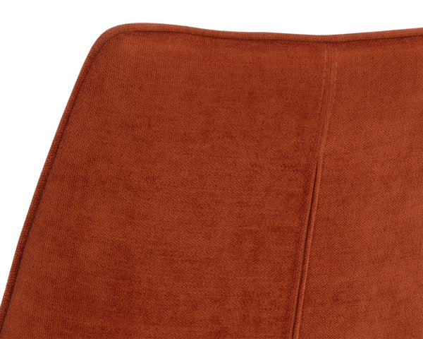 FREYA SWIVEL DINING CHAIR - DANNY RUST