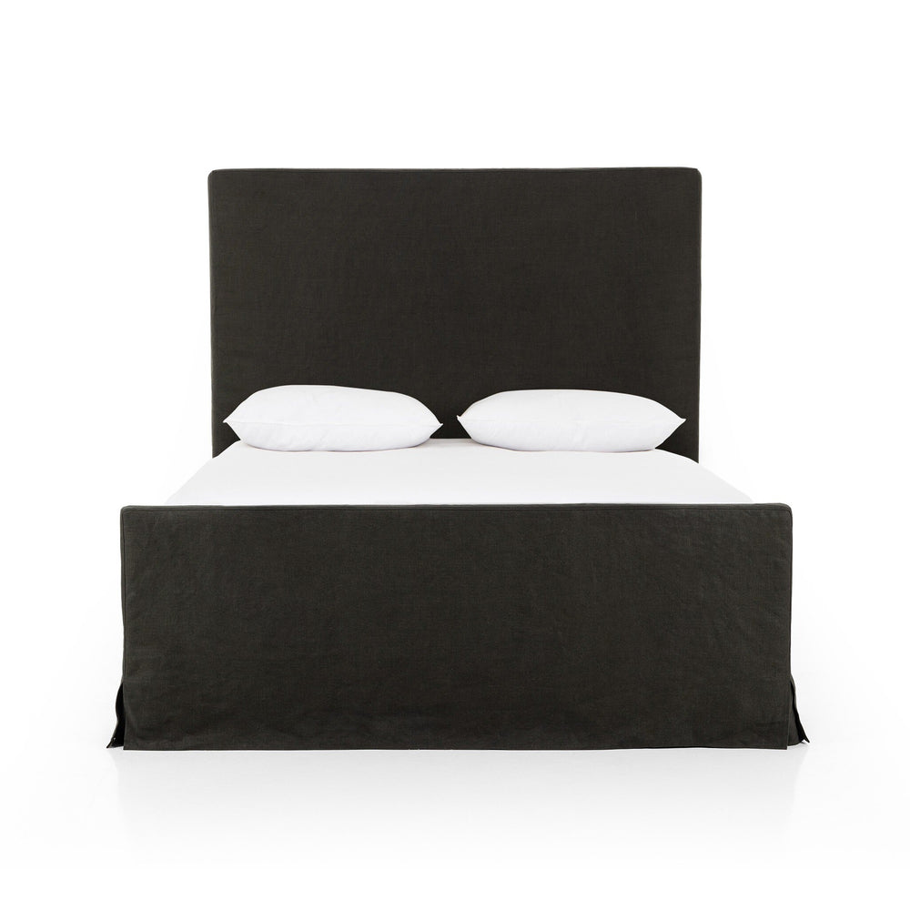 Daphne Slipcover Queen Bed - Brussels Pine