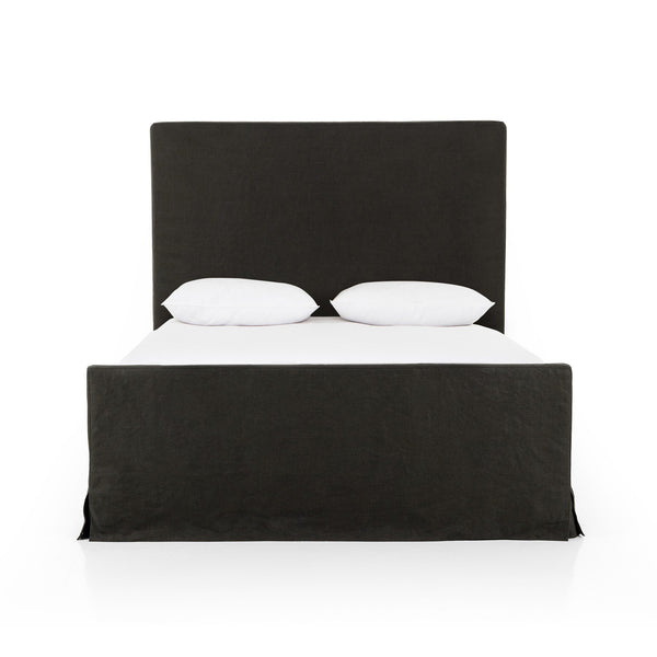 Daphne Slipcover Queen Bed - Brussels Pine