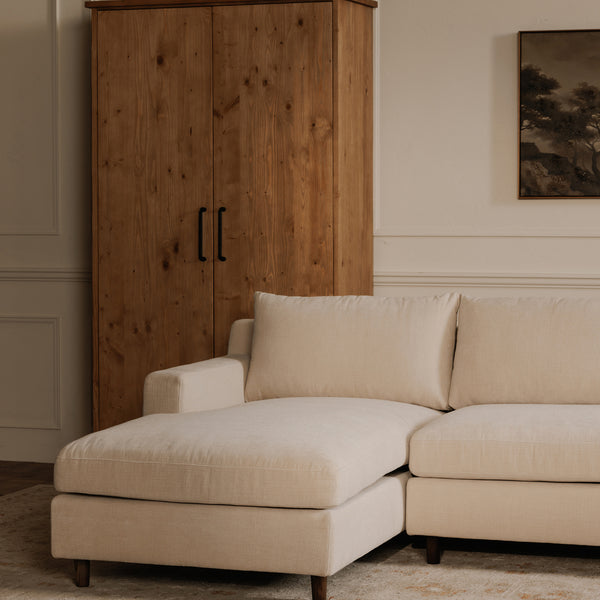 Moe's Hutton Right Sectional in Beige