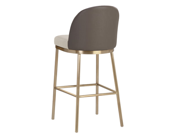 LAVANIA BARSTOOL - MEG TAUPE / PORCINI TAUPE